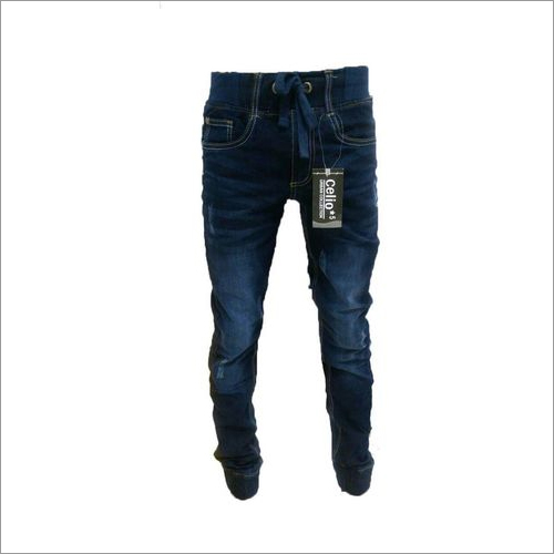 Denim Blue Jogger By IBN ABDUL MAJID PRIVATE LIMITED
