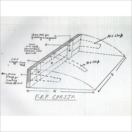 Frp Chajja Drawing
