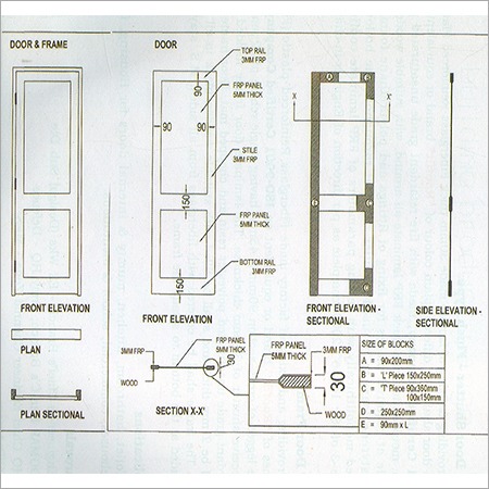 FRP Door Drawing