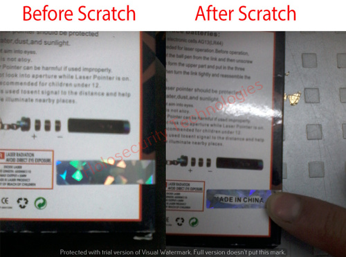 Scratch Holograms