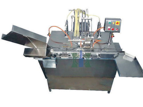 Closed Mouth Ampoule Filling And Sealing Machine