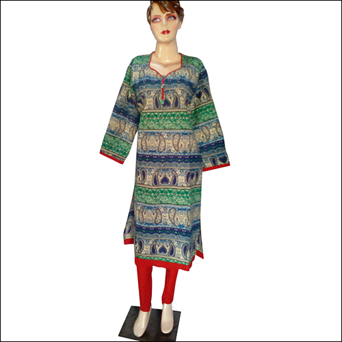 Multi Color Cotton Printed Suit