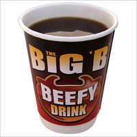 Cold Drink Paper Cup - Paper Material, 8 Oz, Cylindrical Shape | Double-sided Coating, Eco-friendly, Customizable Print, Leakproof, Lightweight