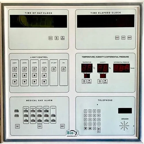 Membrane Type Surgeon Control Panel With Medical Gas Alarm System - Dimension (L*W*H): 640 X 640 X 110 Millimeter (Mm)