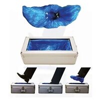 Automatic Grade Shoe Cover Dispenser For Clean Rooms - Color: Silver