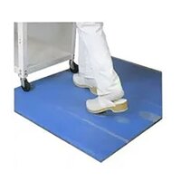 Multiple Layer Adhesive Blue Coloured Film Anti-slip Mat Available For Clean Rooms - Dimension (l*w*h): 60 X 90  Centimeter (cm)