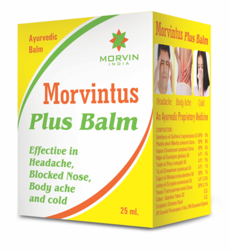 Morvintus Plus Balm Age Group: For Children