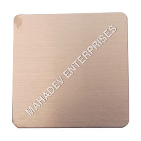 Rose Gold Hairline Stainless Steel Sheet