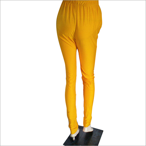 Cotton Legging - Quick Dry, Washable Yellow | Plain Pattern, Suitable for All Seasons