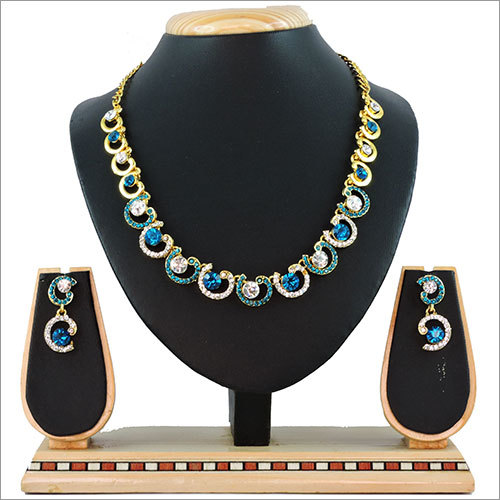 Multi Color Alloy Necklace Set