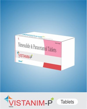 Vistanim-P Tablet Ingredients: Nimesulide 100 Mg & Paracetamol 500 Mg.