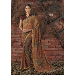Palate Georgette Multi Color Designer Saree