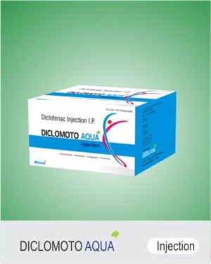 Diclomoto Aqua Injection Ingredients: Diclofenac Sodium Ip 75Mg + Benzyl Alcohol Ip 4% W/V