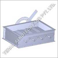 Parallel Blade Damper - Small Size, Grey Color | Sturdy Design, Rust Proof Surface, Excellent Performance, Long Lasting Life