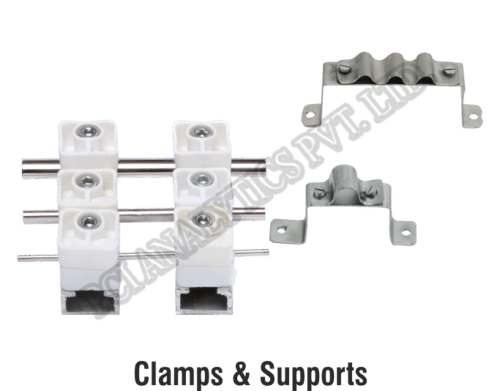 Silver Clamps & Supports