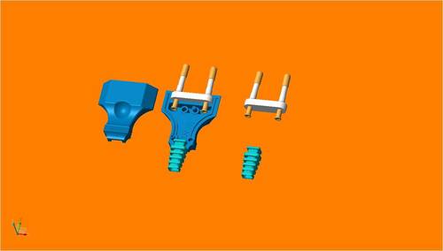 2 Pin Plug Die and Mould