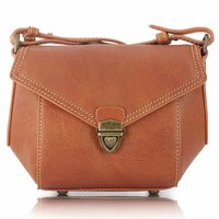 Light Brown Leather Designer Bag