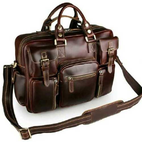 Pattern Black Leather Bag