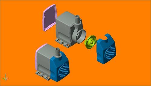 Cooler Pump Assembly Dies And Moulds