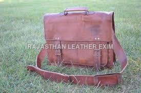 Pattern Genuine Leather Office Bag