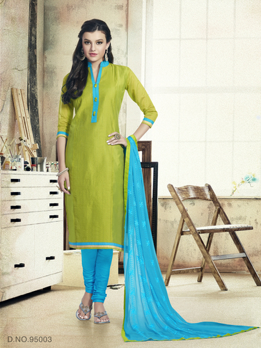 Green Attractive Dress Material Collection
