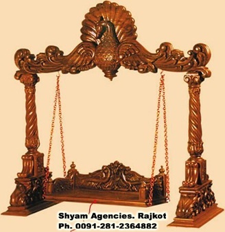 Wooden Carved Swing
