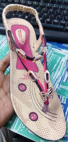 Girls Striped Sandal