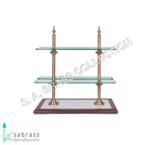Antique Brass Pastry Rack