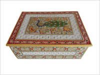 Jewellery Box With Peacock Design
