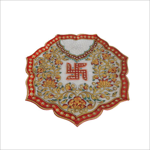 Pooja Thali with Swastik