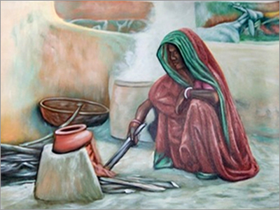 Village Painting