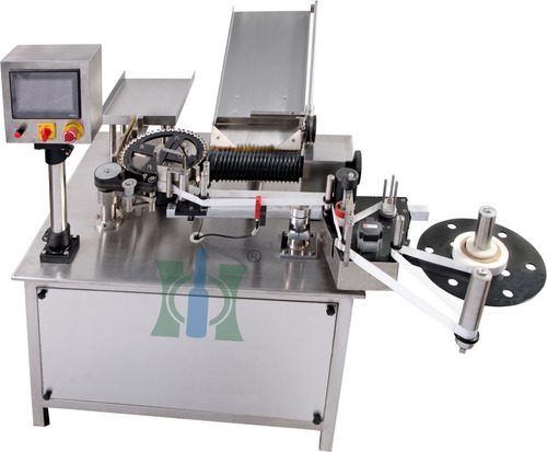 Rotary Ampoule Sticker Labeling Machine By HARSIDDH ENGINEERING CO.