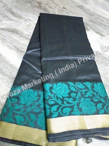 Embroidered Tussar Silk Sarees