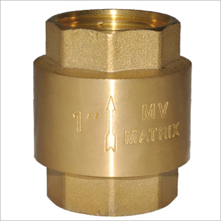 Vertical Brass Check Valve