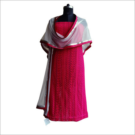 Ladies Unstitched Suit With Dupatta
