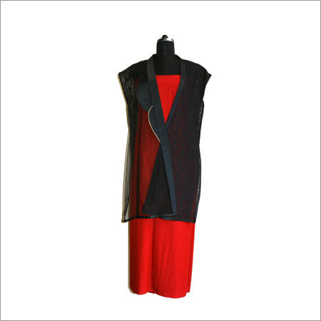 Ladies Unstitched Suit With Shrugs