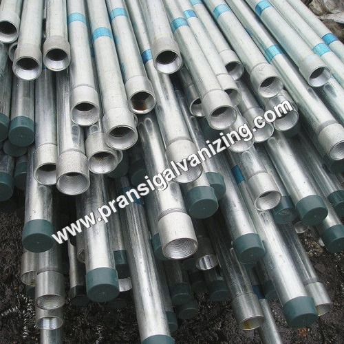 Silver Hot Dipped Galvanised Pipes