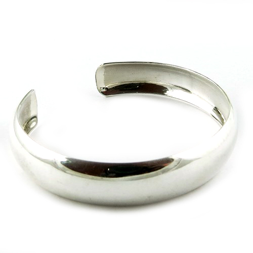 Bracelets Indian 925 Sterling Plain Silver Fine Work Bangle