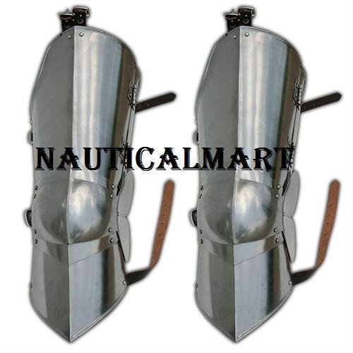 Medieval Knight Leg Knee Armor Poleyn Cuisse