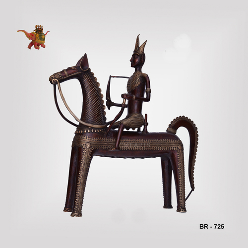 Brass Horse Rider Dimension(L*W*H): 17"