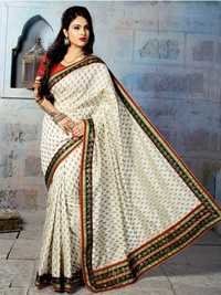 Off White Silk Saree