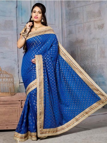 Royal Blue Silk Saree