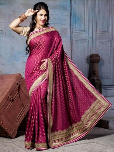 Rani Pink Saree