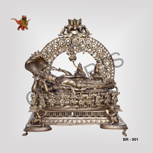 Bronze Vishnu Dimension(L*W*H): 26"