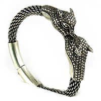 Fashion Leopard Style !! Oxidized Plain Silver 925 Sterling Silver Bangle