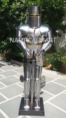 Medieval Knight Combat Full Body Suit Of Armor - Armor Suit With Sword