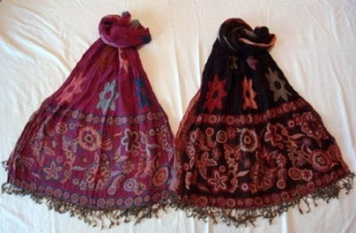 Viscose Woven Blended scarves supplier