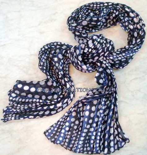 Wholesale Polyester Polka Dots Stoles