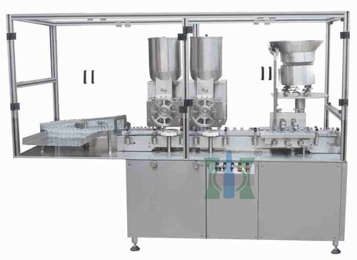 Double Line Vial Dry Powder Filling Machine Capacity: 5Ml To 100Ml (50Mg To 5Grams) Milliliter (Ml)