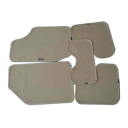 coloured foot mats